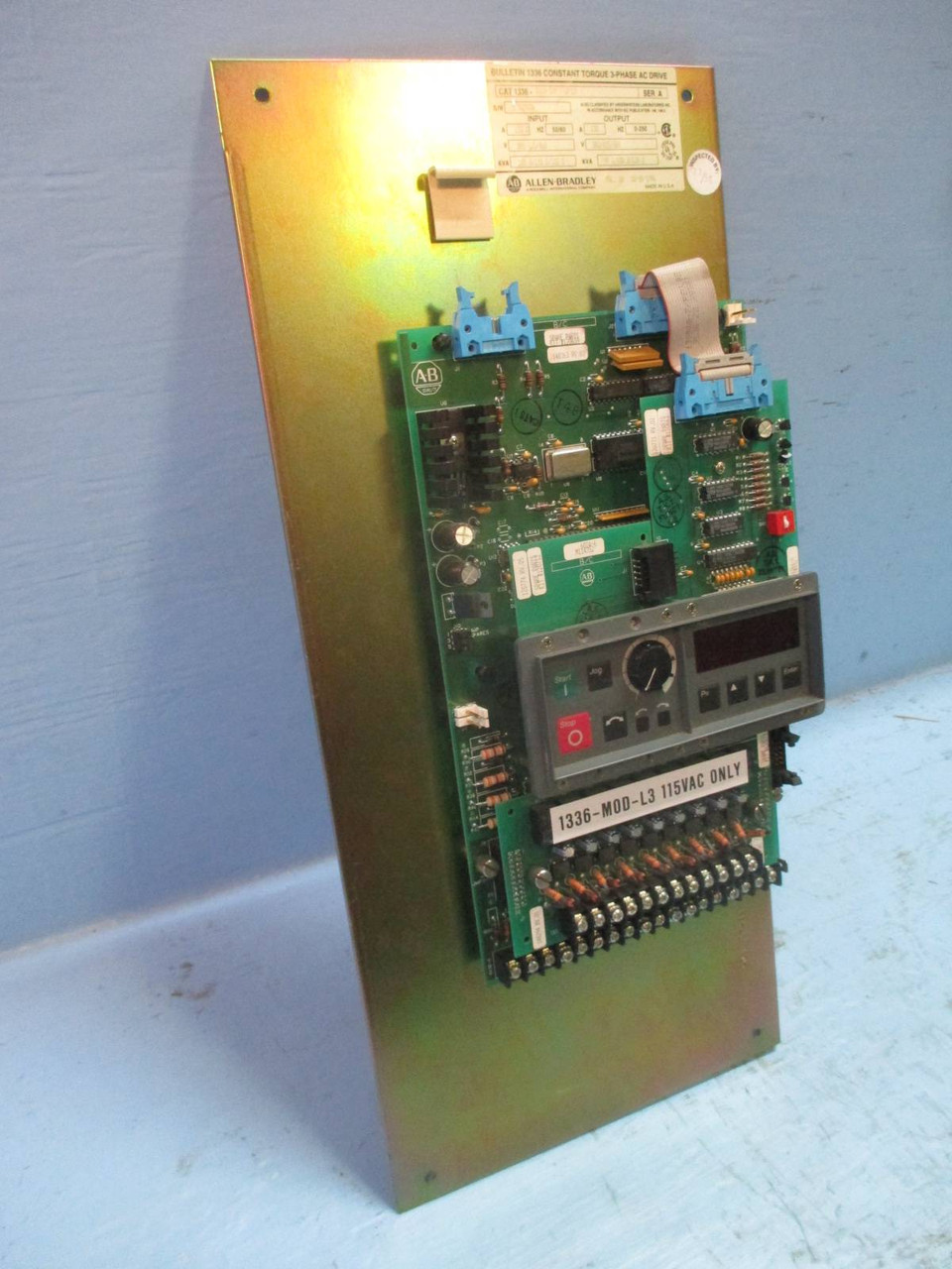 Image of Allen Bradley 1336 AC VS Drive Control PLC Board Assembly 1336-B100 AB 148363