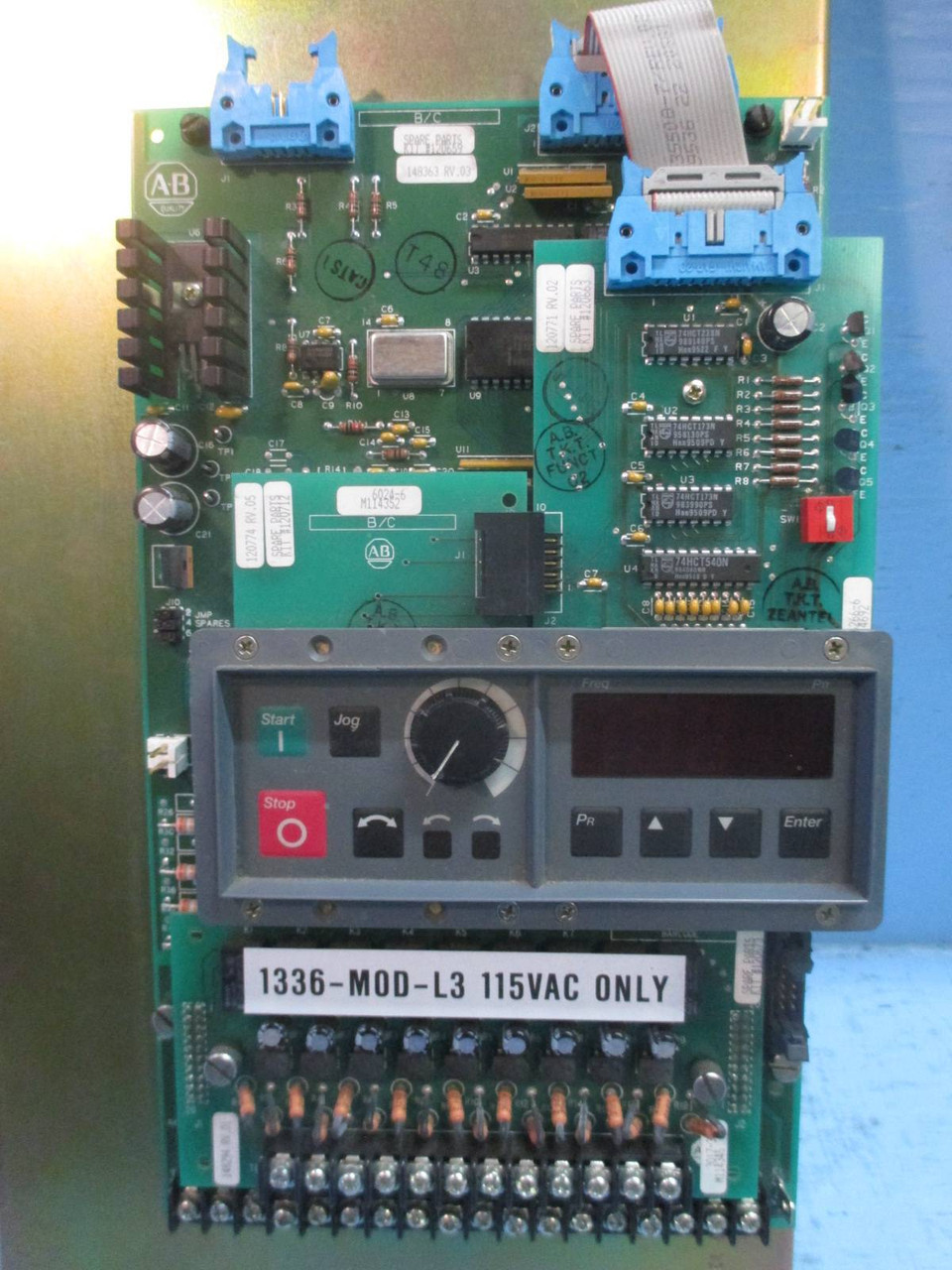 Allen Bradley 1336 AC VS Drive Control PLC Board Assembly 1336-B100 AB 148363 (TK1812-3)