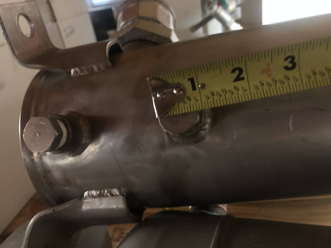 2" In / Out 3x Cartridge Type SS Filter Pot Bag Cartridge Vessel Stainless Steel (EBI0006-1)