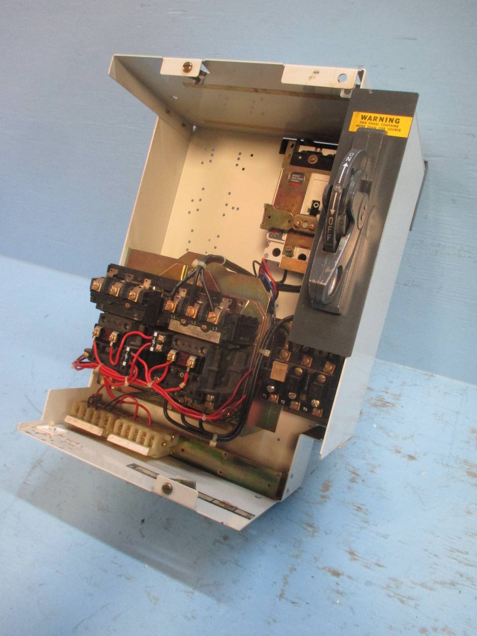 Allen Bradley 2100 Centerline 18" Size 1 Reversing 7 Amp Breaker MCC Bucket 7A (TK1865-6)
