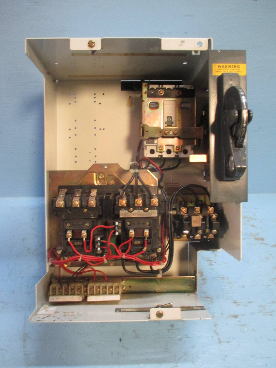 Allen Bradley 2100 Centerline 18" Size 1 Reversing 7 Amp Breaker MCC Bucket 7A (TK1865-6)