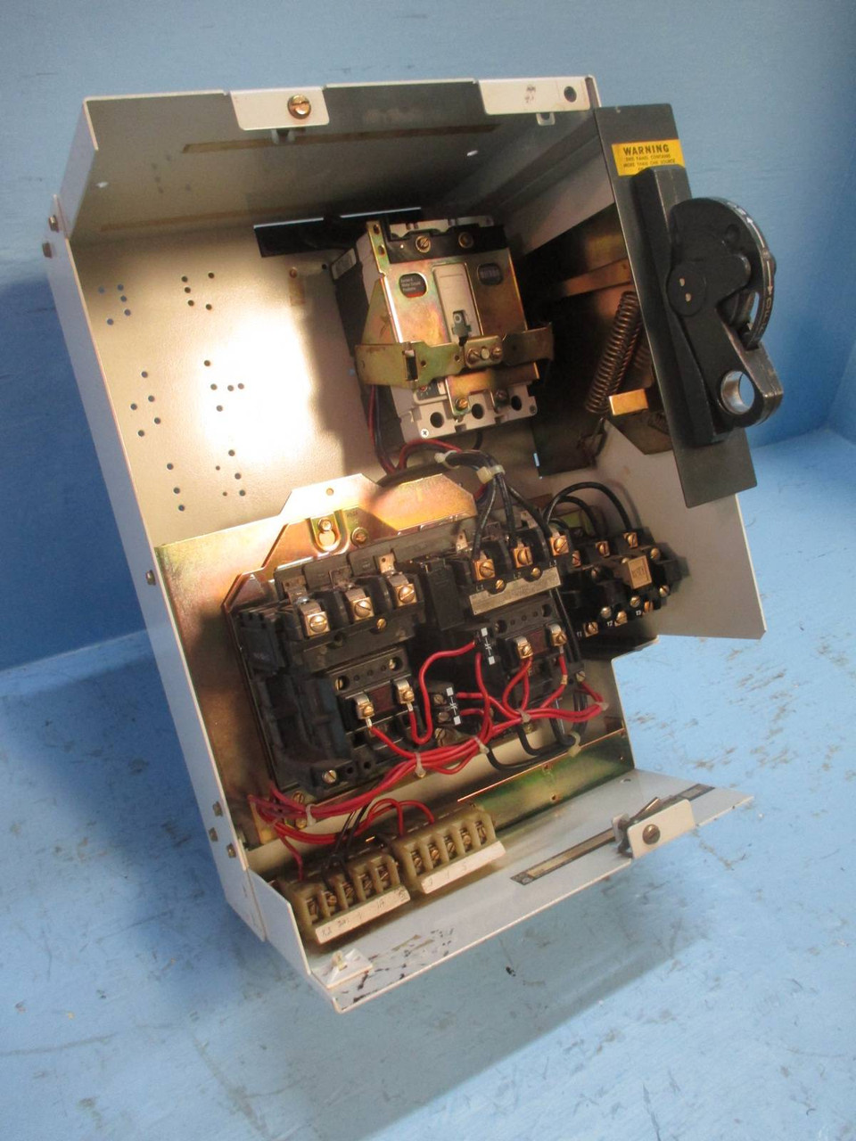 Allen Bradley 2100 Centerline 18" Size 1 Reversing 7 Amp Breaker MCC Bucket 7A (TK1865-6)