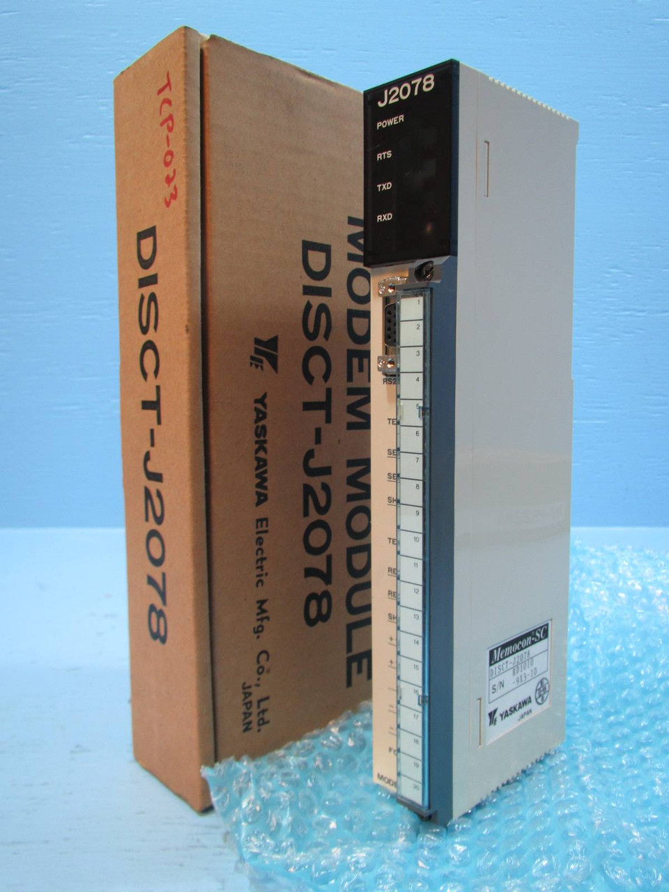 Image of NEW Yaskawa DISCT-J2078 Modem PLC Module Memocon-SC DISCTJ2078 NIB DISCT-J 2078