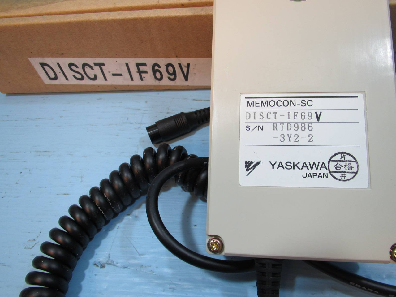 NEW Yaskawa DISCT-IF69V Teach Pendant PLC Memocon-SC Controller NIB DISCT-IF 69 (NP1299-1)