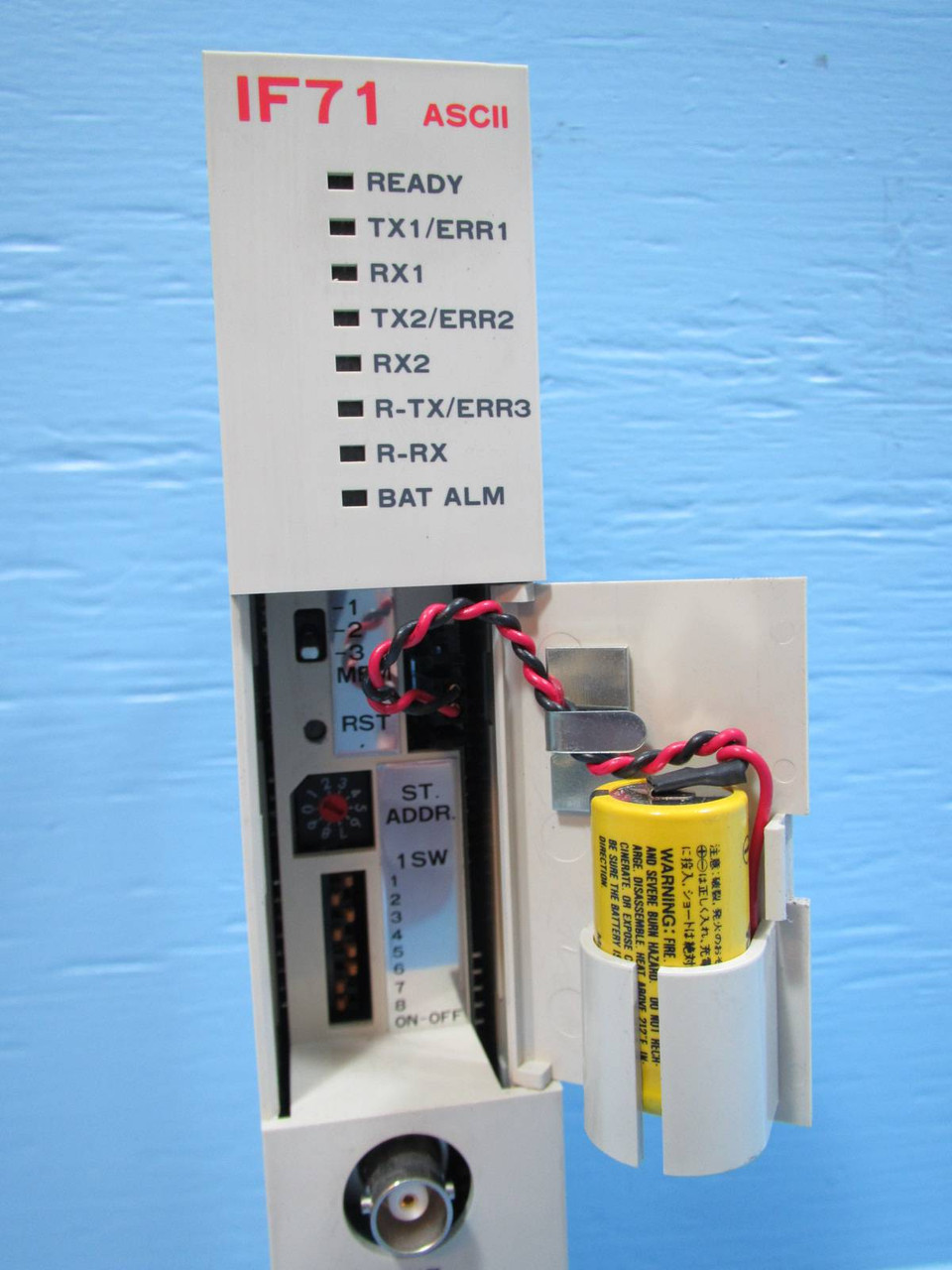 Yaskawa JAMSC-IF71 CPU PLC Module Memocon-SC JAMSCIF71 Central Processor ASCII (NP1304-1)
