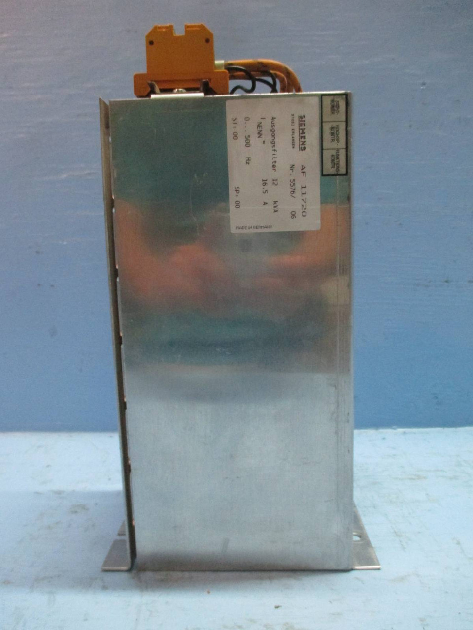 Siemens 5576/06 AF 11720 Ausgangsfilter 12 kVA 16.5A 0-500Hz PLC Filter (TK1932-1)
