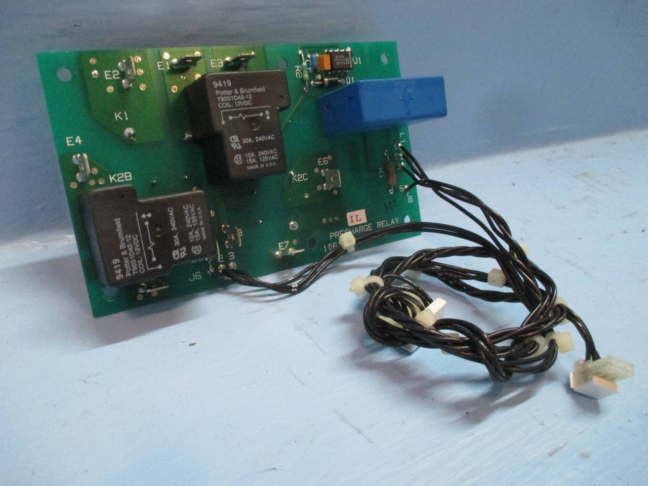 Fincor 106150401-A Precharge Relay Board PLC 6400 AC Drive 6403S0073A 7.5hp (TK1949-1)