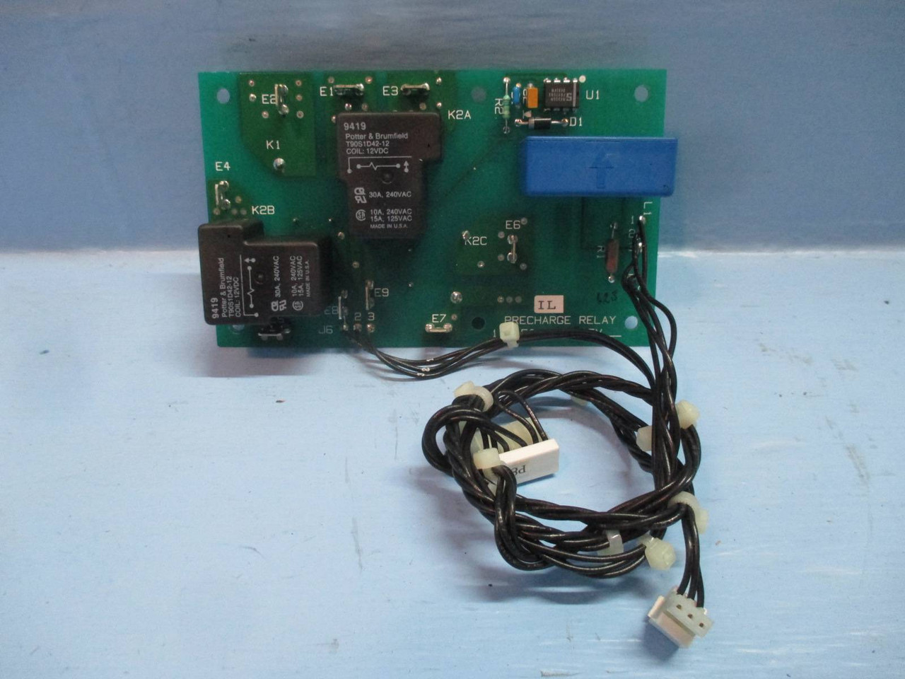 Fincor 106150401-A Precharge Relay Board PLC 6400 AC Drive 6403S0073A 7.5hp (TK1949-1)