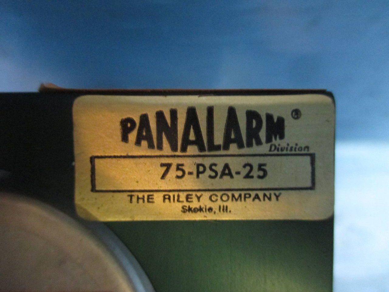 Panalarm Division 75-PSA-25 Power Supply 1 Amp 120V (TK1985-1)