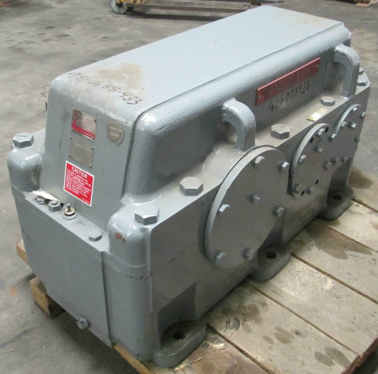 REBUILT Nuttall TR12 14.7/59 HP 49.07 Ratio 6.1/24.5 RPM Gear Reducer 91R56914 (EBI3316-1)