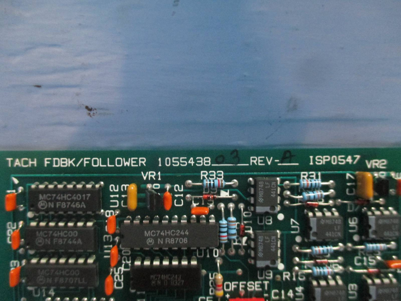 New Fincor 105543803 Rev. A Tach Fdbk / Follower PC Board PLC NIB ISP0547 (TK2025-5)