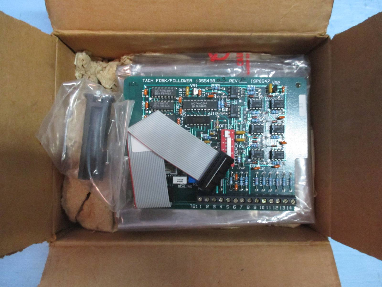 New Fincor 105543803 Rev. A Tach Fdbk / Follower PC Board PLC NIB ISP0547 (TK2025-5)