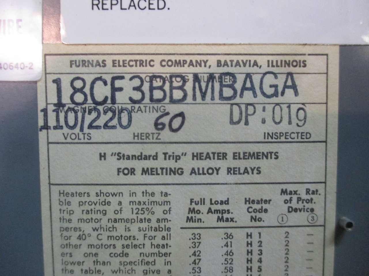 Furnas 18CF3BBMBAGA Size 0 Starter 15 Amp Breaker Combination Box Sz0 15A Combo (TK2084-1)