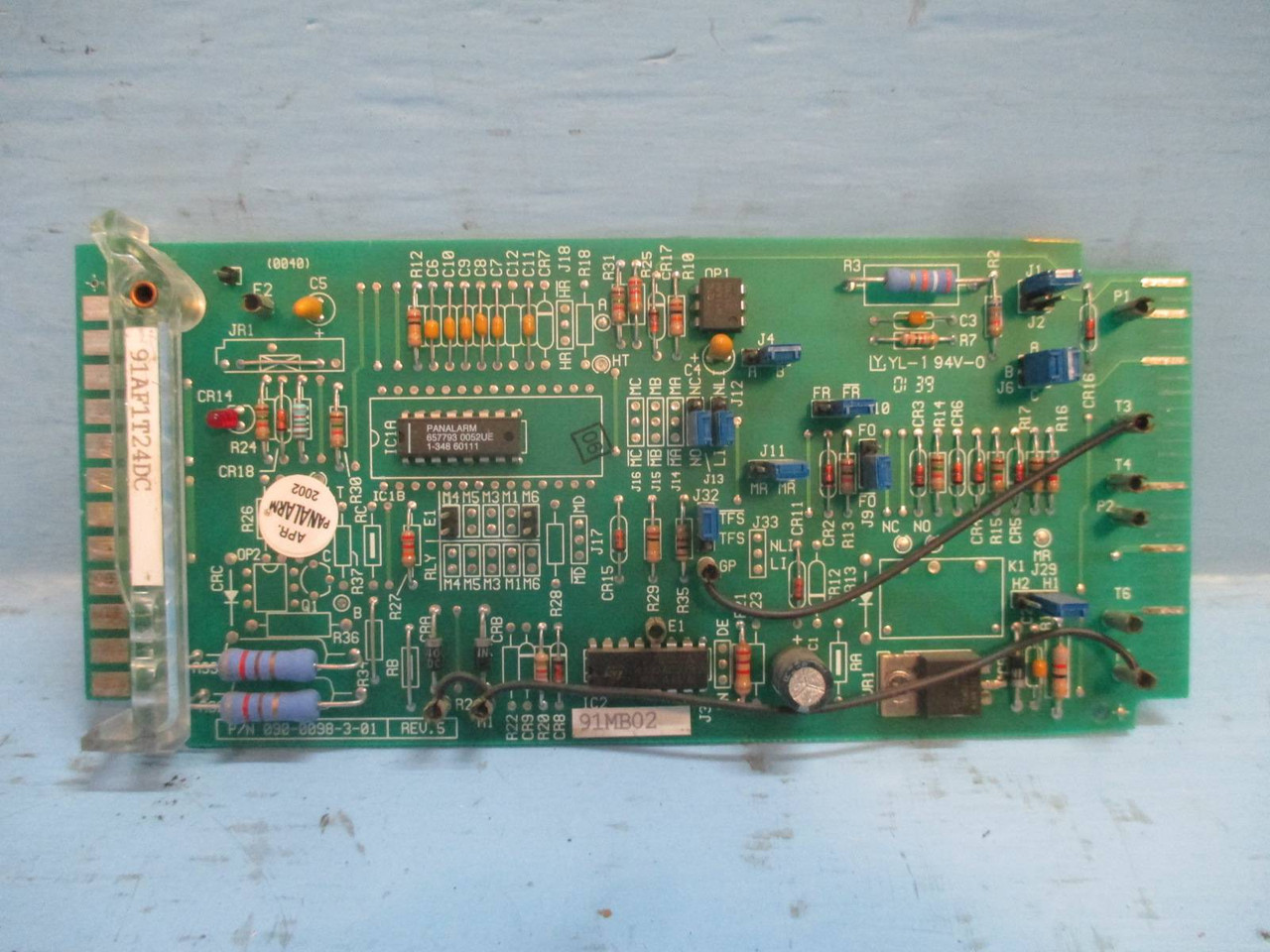 Panalarm 91AF1T24DC Lock in Sequencer Circuit Board PLC P/N 090-0098-3-01 (TK2101-12)