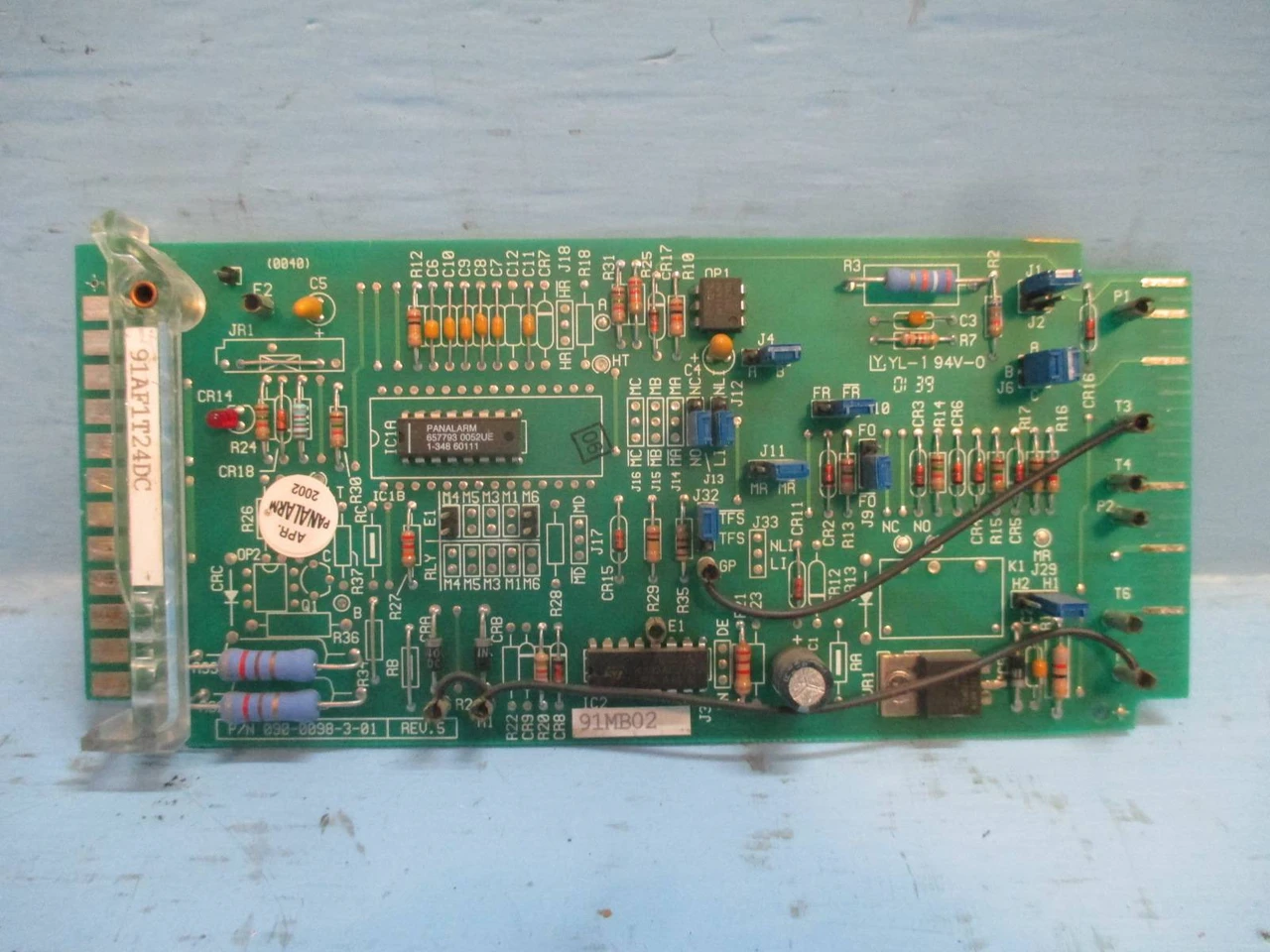 Panalarm 91AF1T24DC Lock in Sequencer Circuit Board PLC P/N 090-0098-3-01 (TK2101-12)