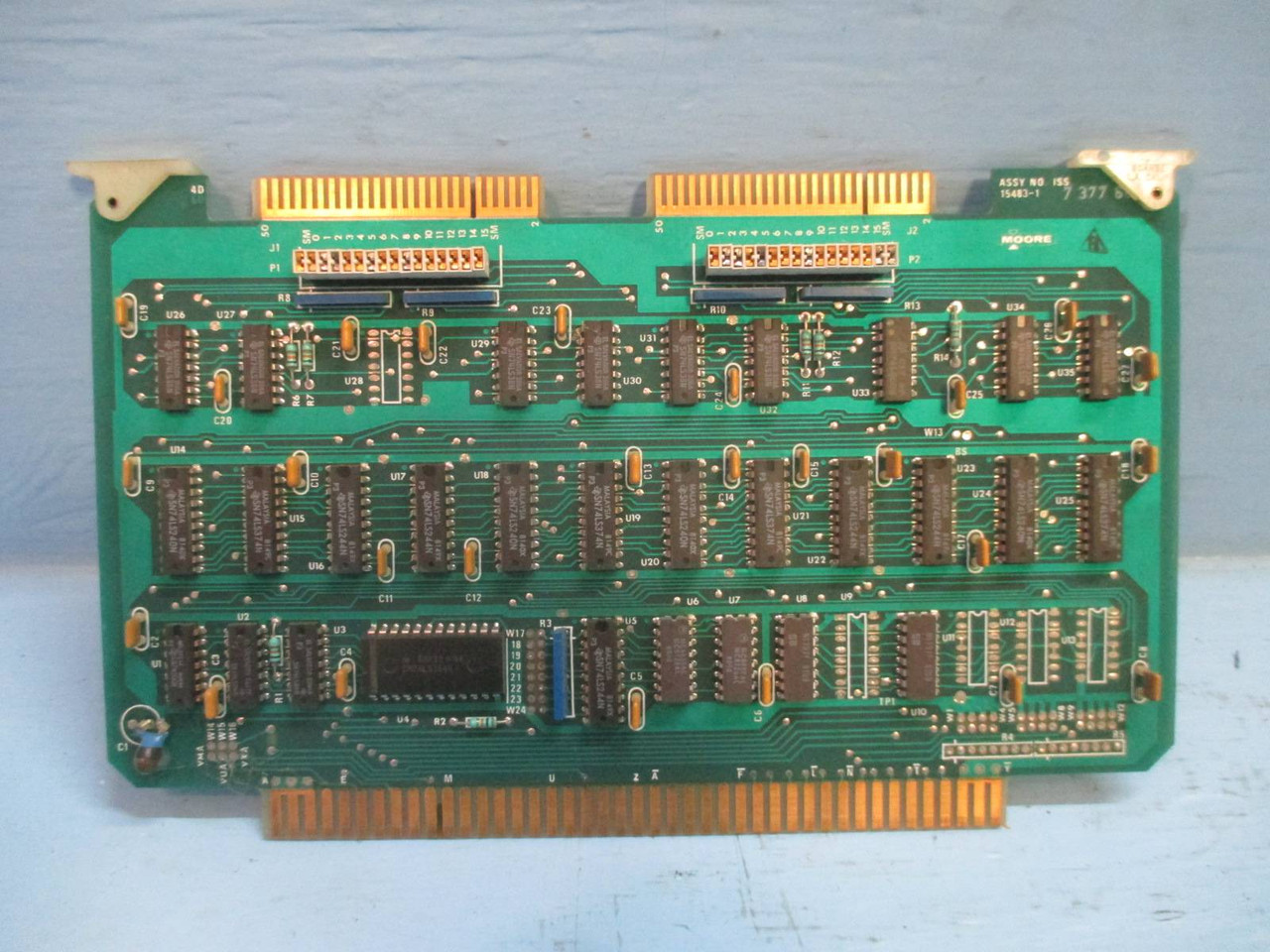 Moore 15483-1-7 BDA PCB PLC PC Board 15483-1 Acromag (TK2122-4)