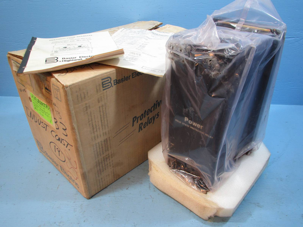 NEW Basler Electric BE1-32R Power Relay E2E D1F B0S1F Solid State BE132R NIB (NP1367-1)