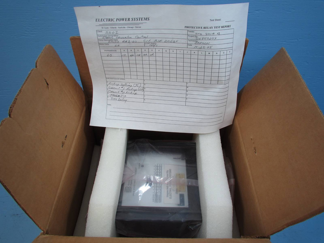 NEW Basler Electric BE1-51/27C Time Overcurrent A1E-Z1P-B1E1F Relay BE151 NIB (NP1370-1)