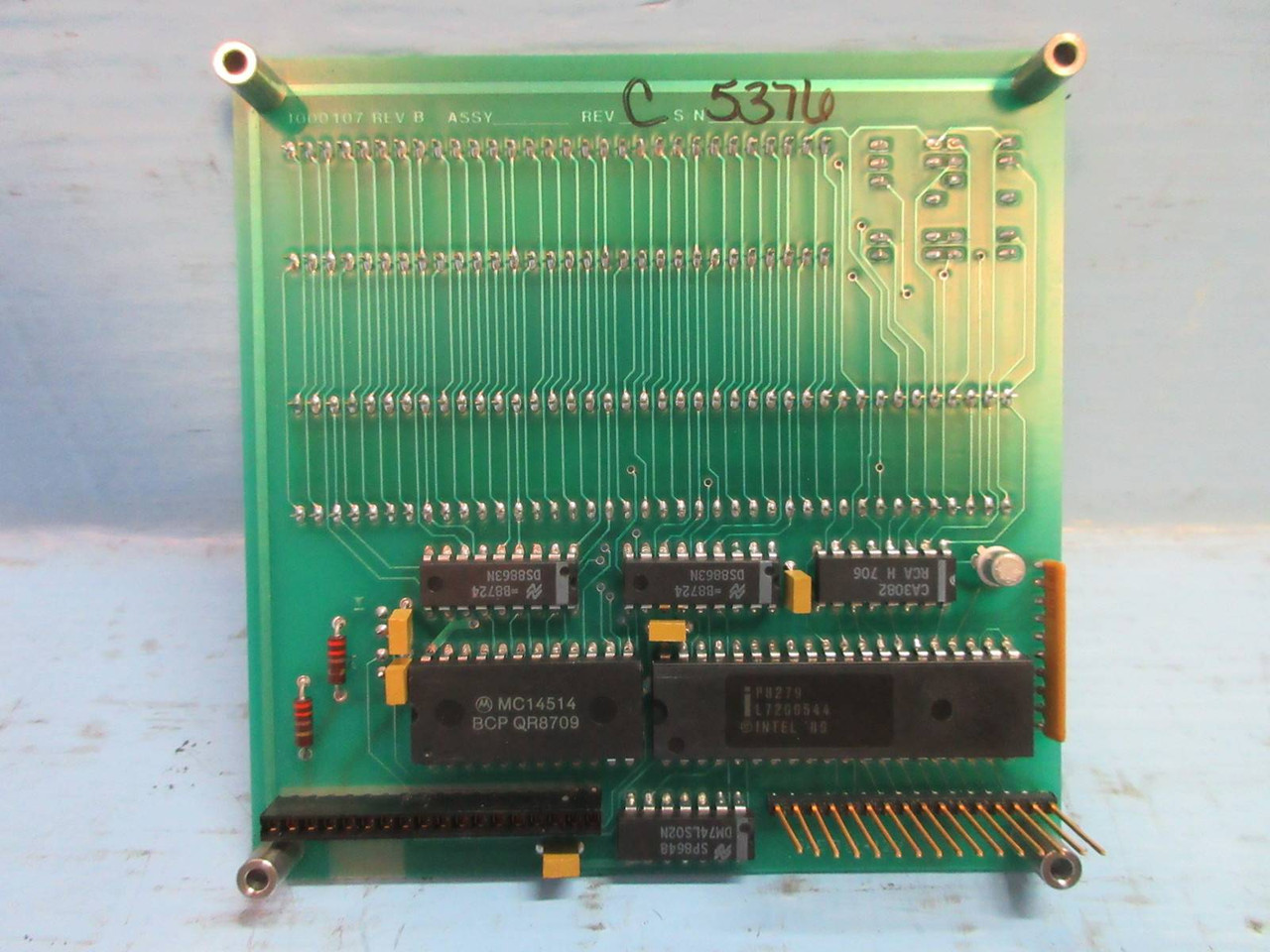 Micro Motion 1000107 Rev B PLC Board Controller Display Board (TK2173-1)