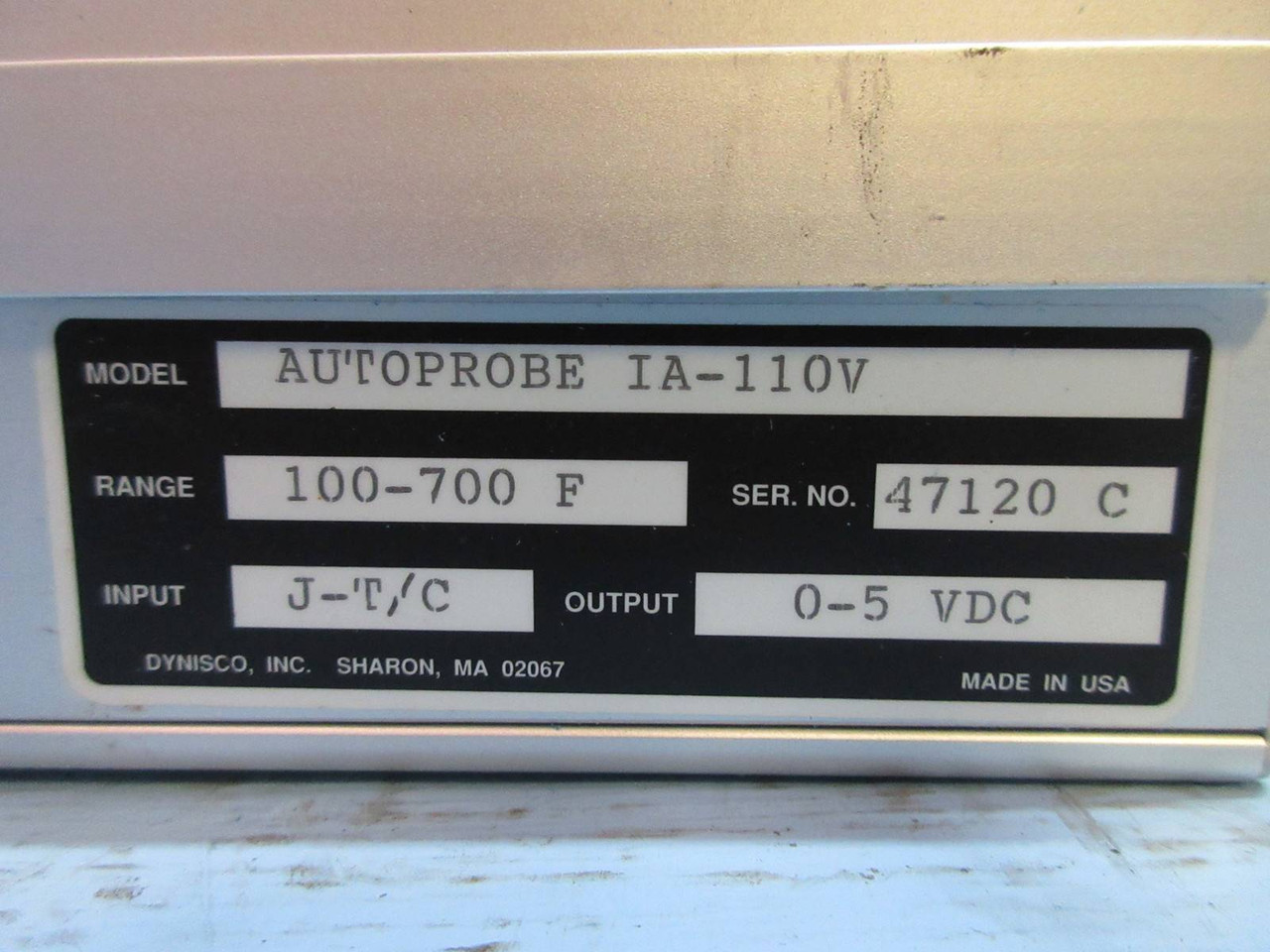 New Dynisco IA-110V Autoprobe I Thermocouple Control Module Controller Operator (TK2178-2)