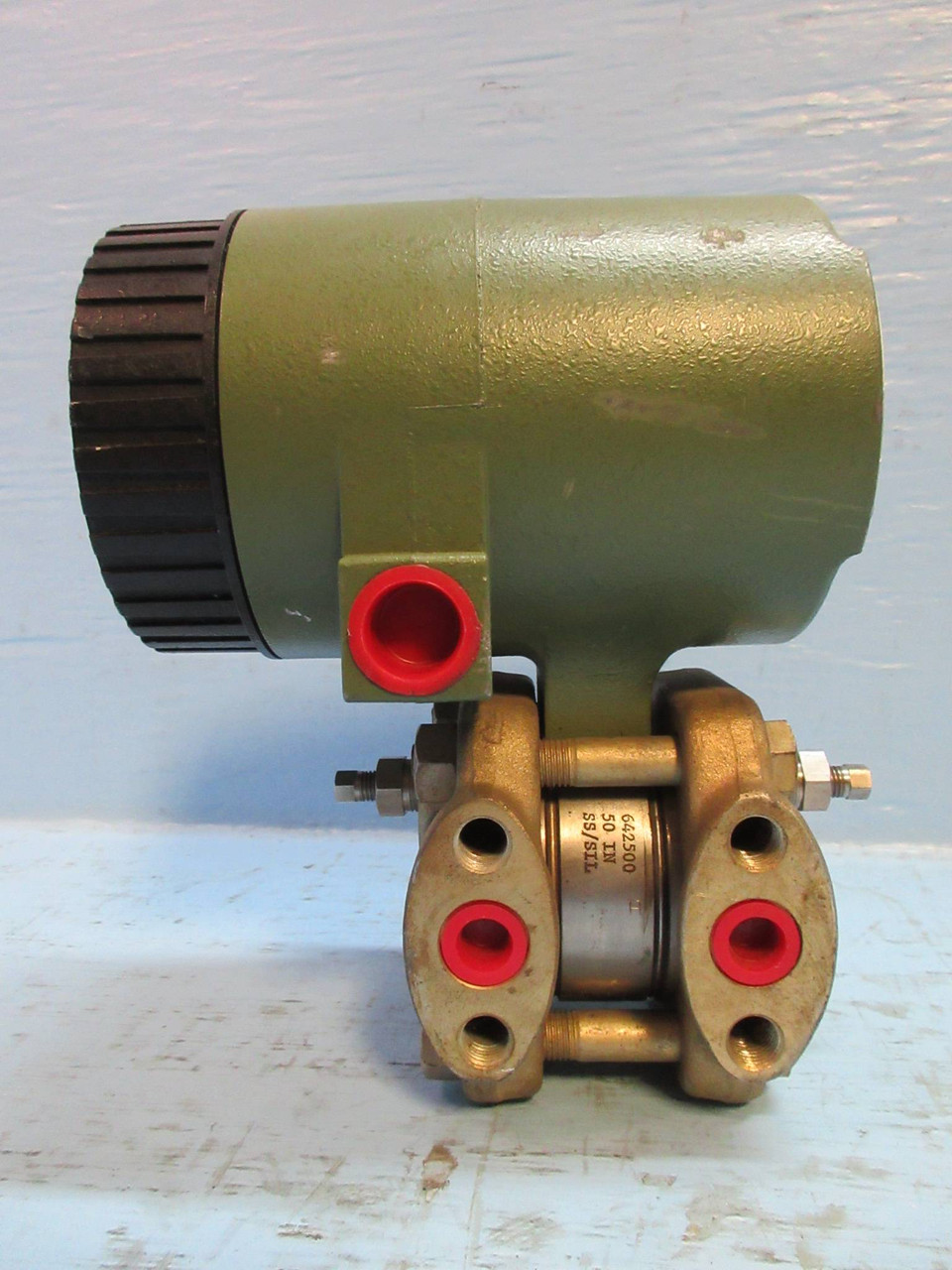 Beckman 8611-1141-1100 Pressure Transmitter 2500 LBS 10-35 VDC 4-20 MA Rosemount (TK2185-1)