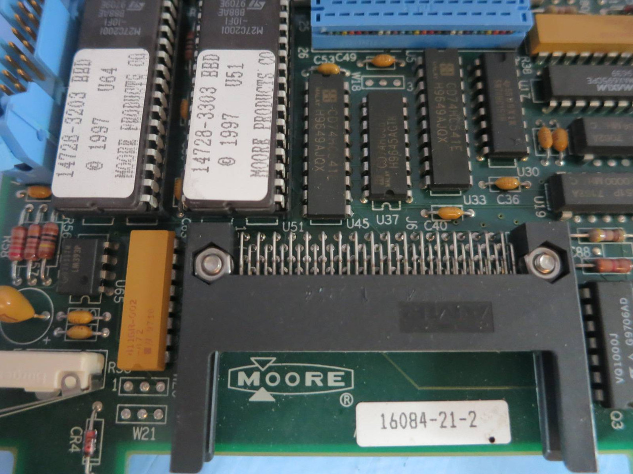 Moore 16084-21-2 / 15232-25 Main Circuit Board w Battery PLC Assembly Module (PM2048-3)