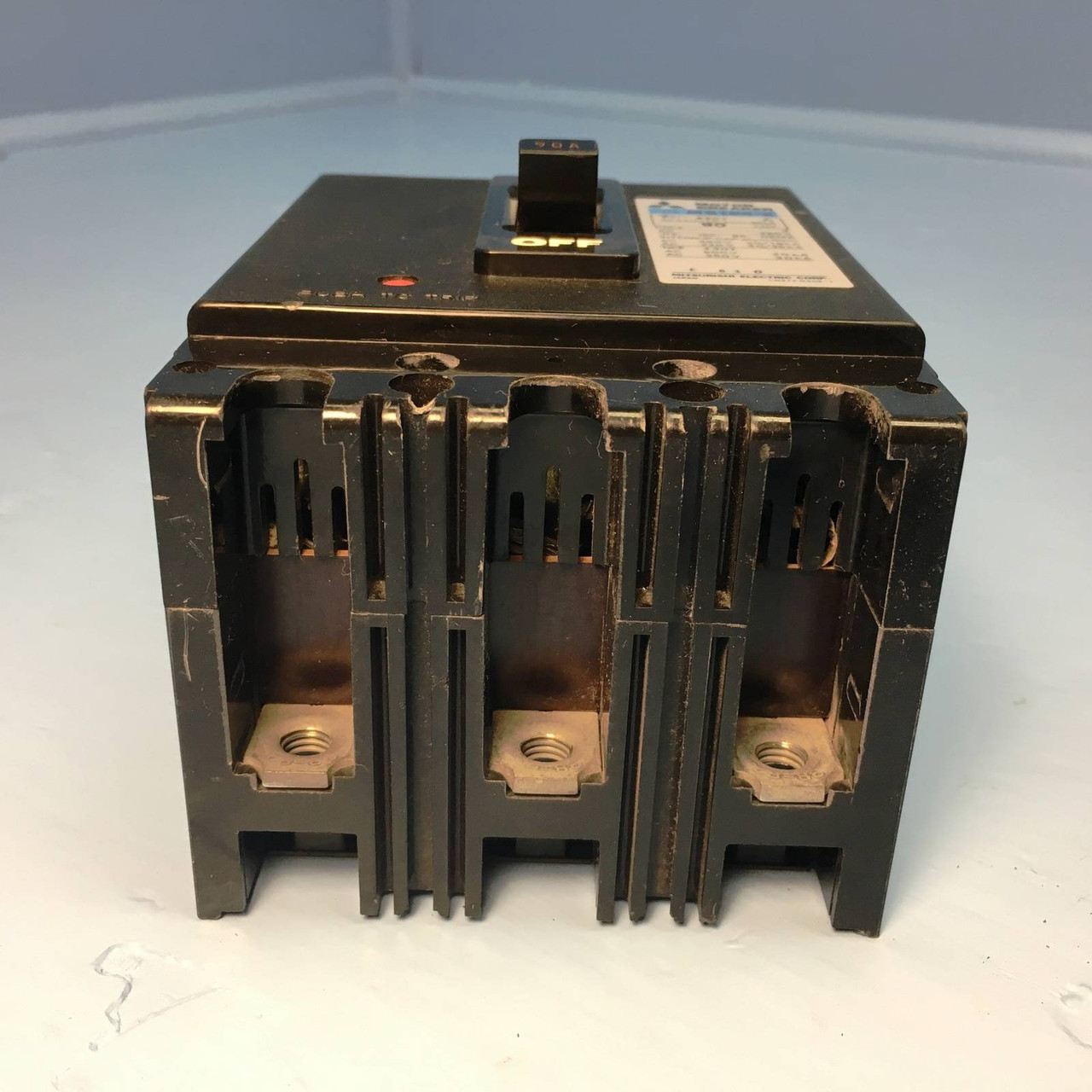 Mitsubishi MB100-S 90A Motor Circuit Breaker MB100S 3 Pole 460 VAC 90 Amp (EM1660-3)