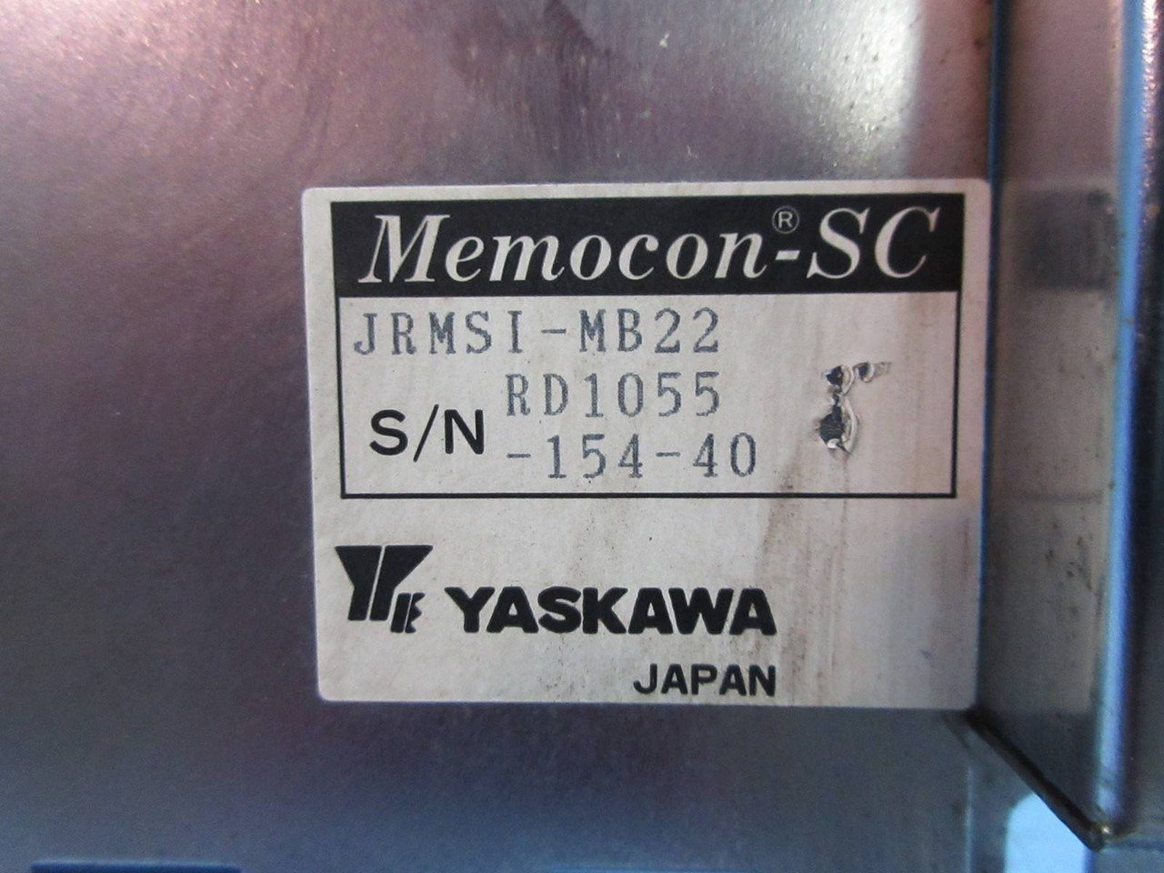 Yaskawa JAMSC-MB22 11-Slot Backplane PLC & Memocon-SC JRMSI-MB22 Mounting Base (TK2214-2)