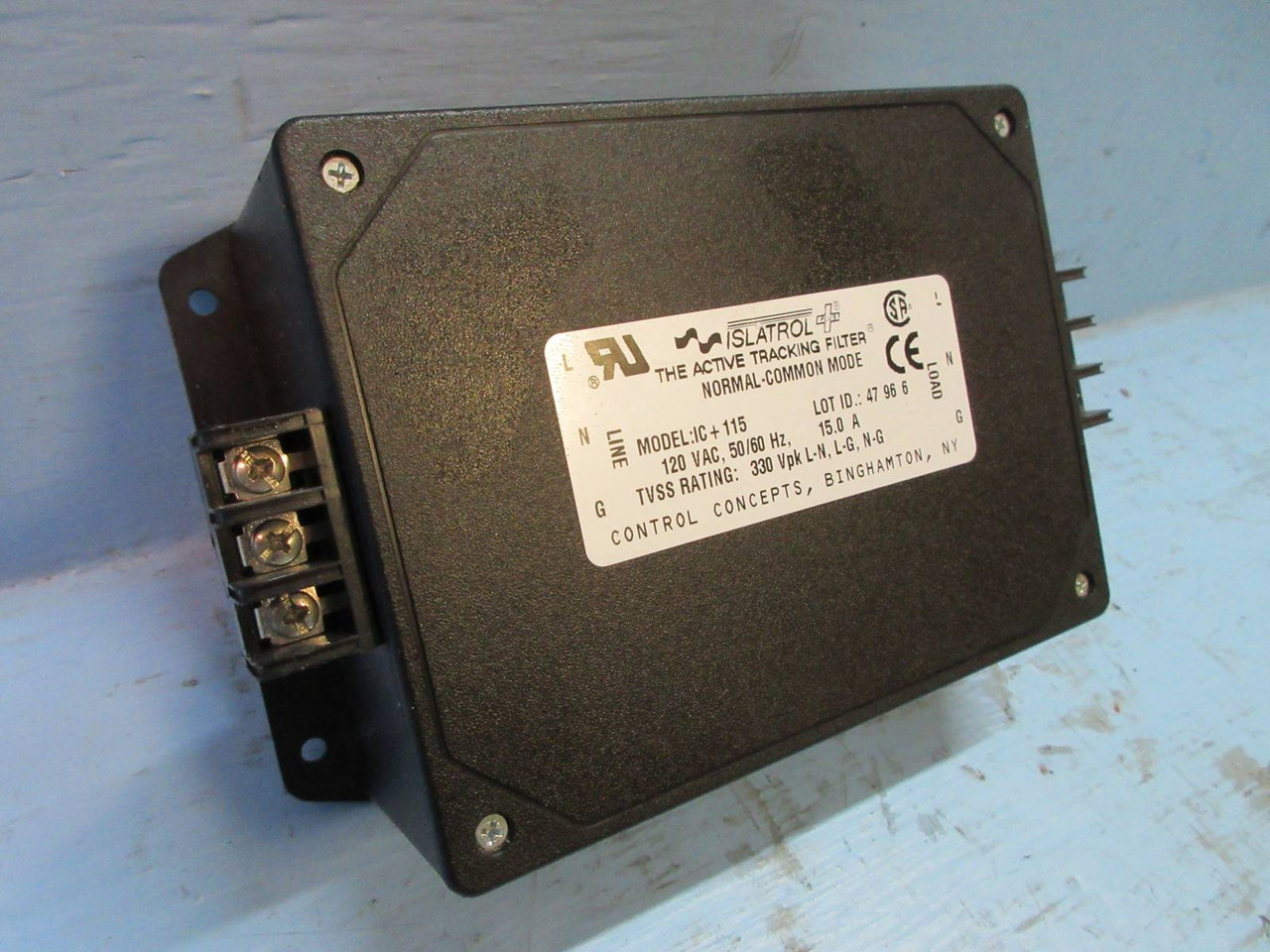 Control Concepts Islatrol Plus IC+115 Active Tracking Filter Normal-Common Mode (TK2221-1)