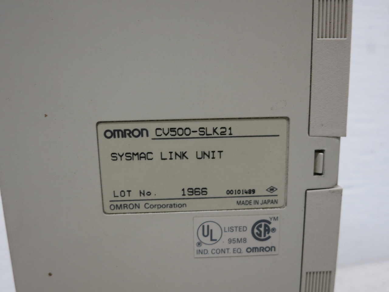 Omron CV500-SLK21 Sysmac Link Unit PLC Module CV500SLK21 CV500-SLK-21 (EBI3214-6)