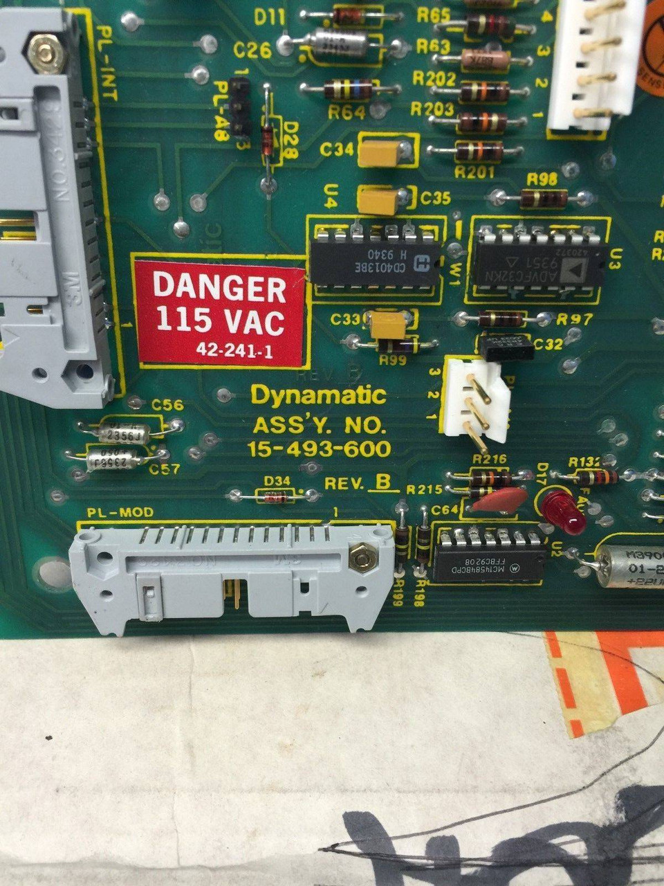 NEW Eaton Dynamatic 15-493-600 Rev. B  Transistor Inverter PLC Board NIB (MM0504-1)