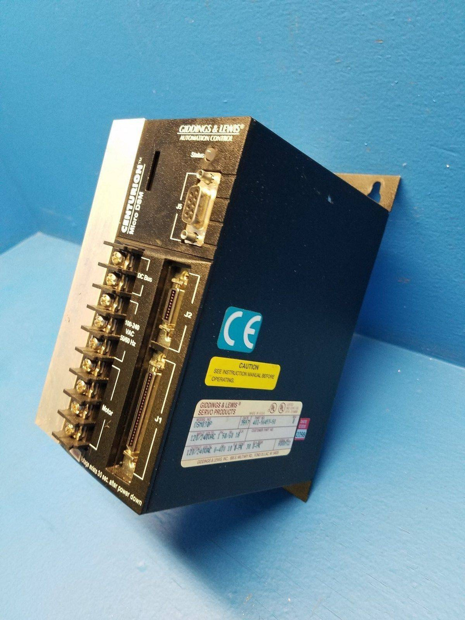 Giddings & Lewis Centurion Micro DSM030P AC Servo Drive 401-56453-50 REV B (MM0620-4)