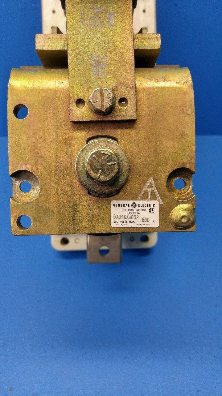 GE DS303A-6A01KXA002 DC Contactor 600 Amp 600V 120VDC 600A (MM0603-1)