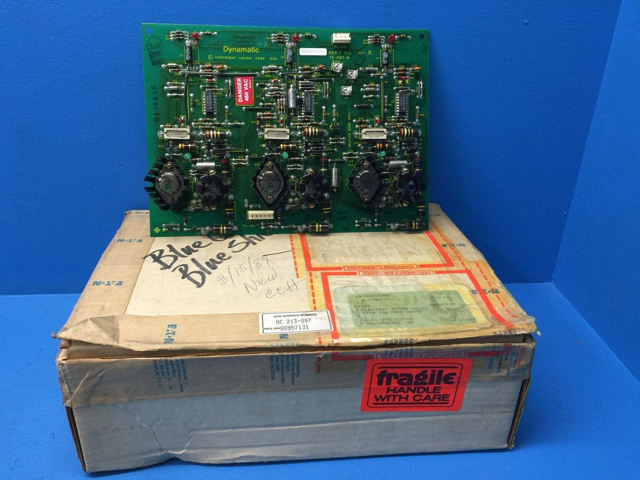 NEW Dynamatic 15-591-4 Negative Base Driver PCB Circuit Board 70-219-4 NIB (MM0493-2)