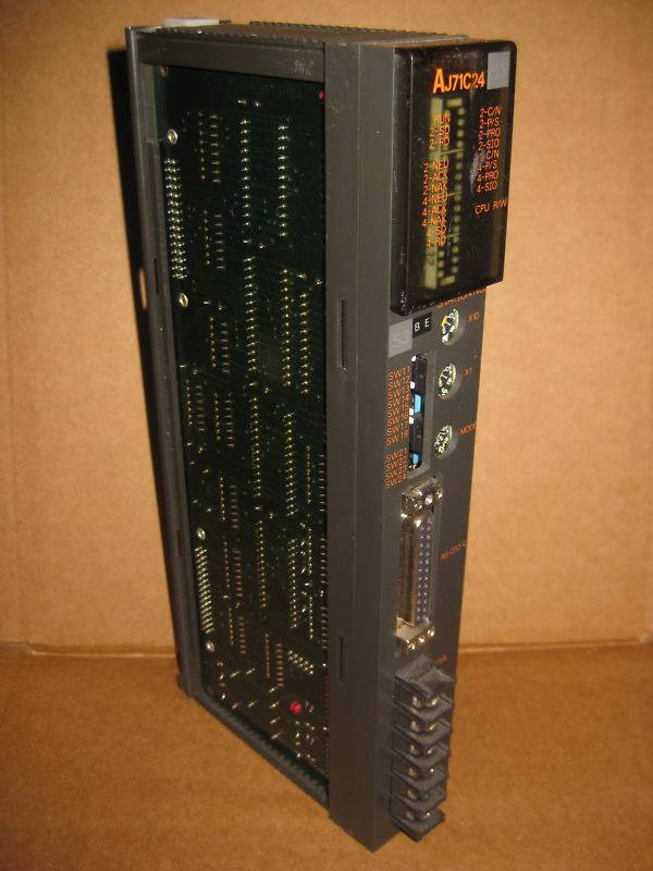 Image of Mitsubishi AJ71C24 Melsec Computer Link Module PLC AJ71-C24