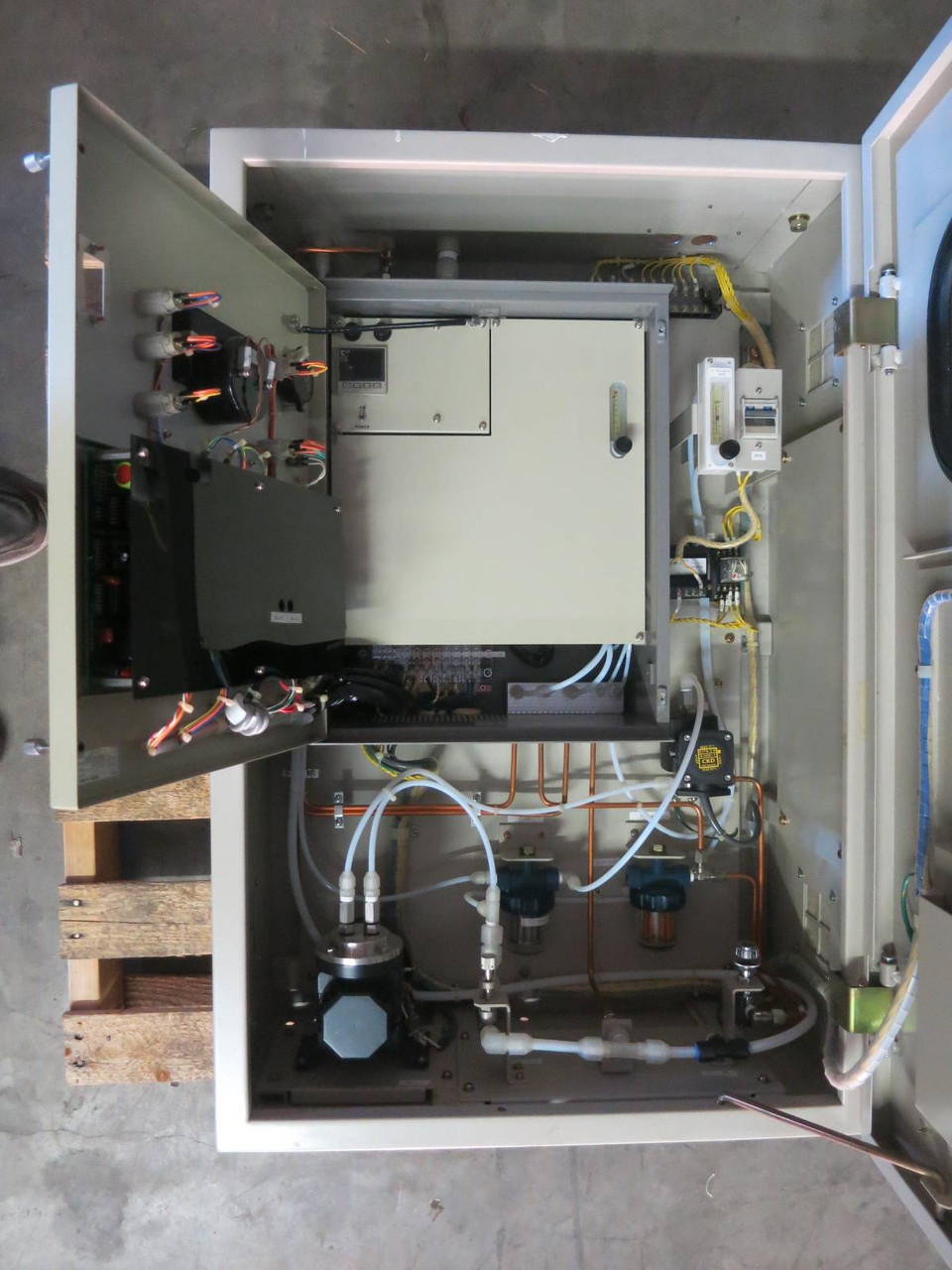 Riken Keiki Model IF-770 Gas Density Panel Indicator Cabinet w/o Breaker IF770 (PM2067-2)