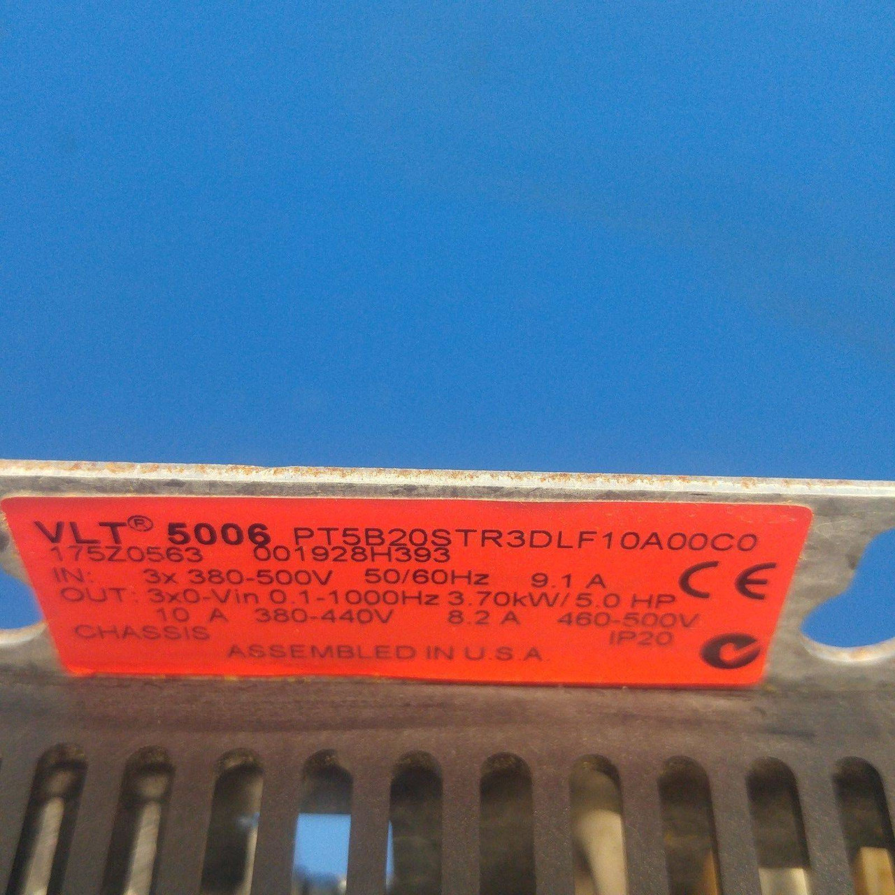 Danfoss VLT-5006-PT5B20STR0DL VLT-5006 Variable Speed Drive 5 HP 10A 5HP (MM0475-3)