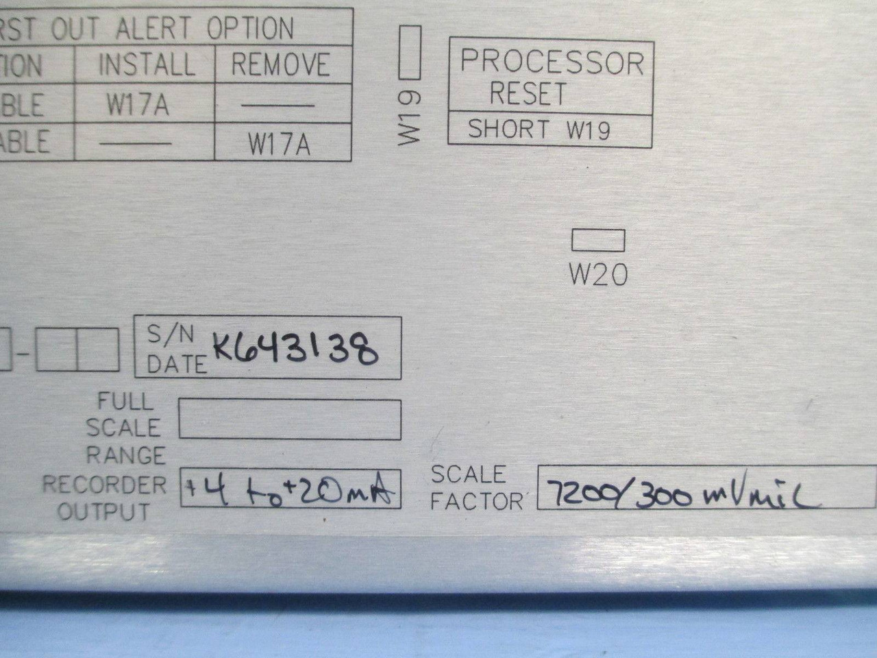 Bently Nevada 3300/50 Tachometer 3300/50-01-00-00-00 300 mV Mil 7200 20m Module (EBI0505-2)