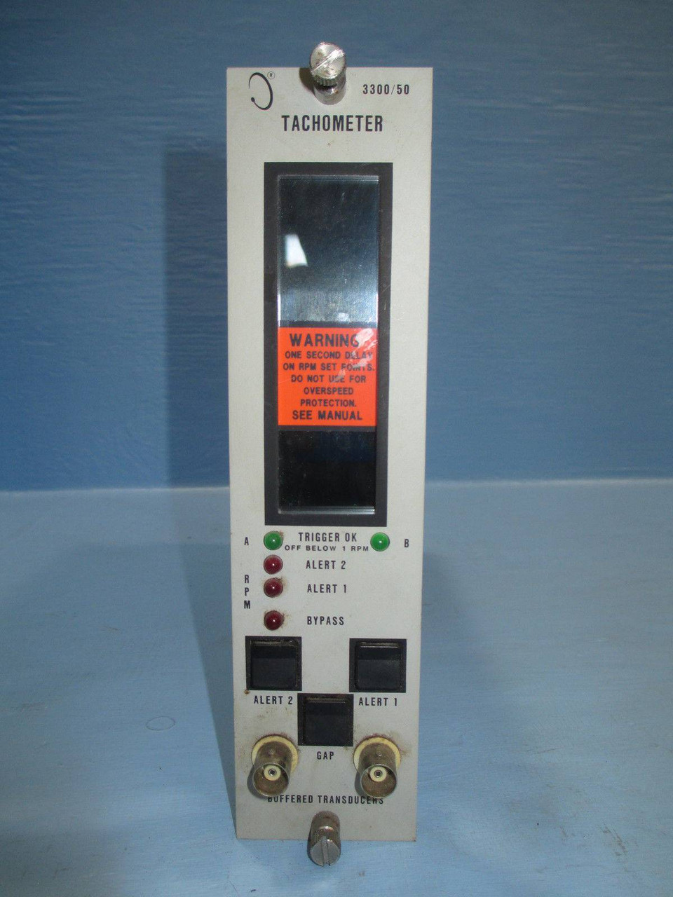Bently Nevada 3300/50 Tachometer 3300/50-01-00-00-00 300 mV Mil 7200 20m Module (EBI0505-2)