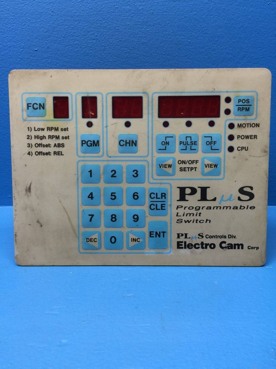 Image of Electro Cam PS-4000-10-008 Plus Programmable Limit Switch 115VAC