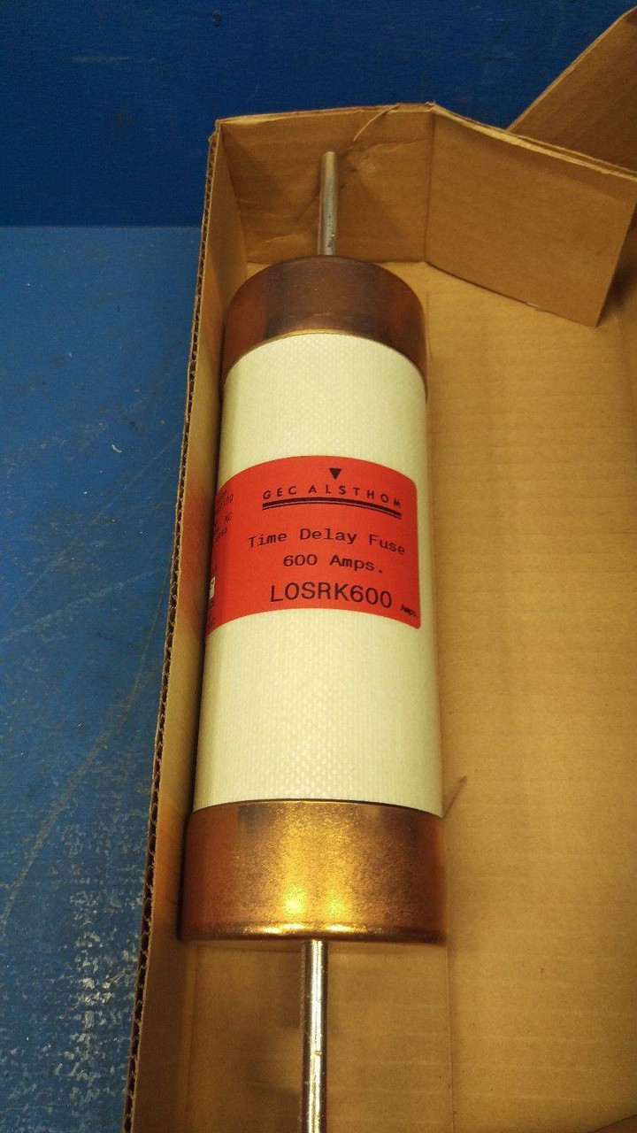 New GEC Alsthom LOSRK600 600 AMPS 600V Time Delay Fuse NIB (MM0599-2)