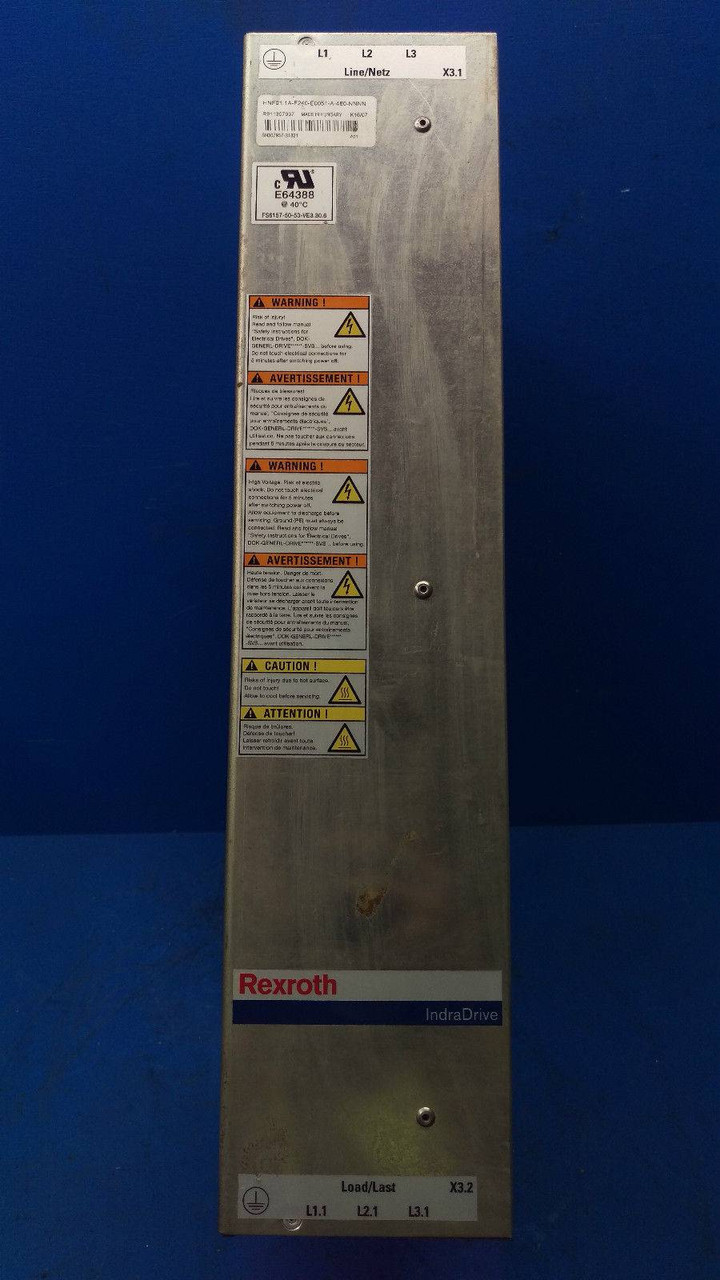 Rexroth HNF01.1A-F240-E0051-A-480-NNNN 480V IndraDrive Servo Drive (MM0751-1)