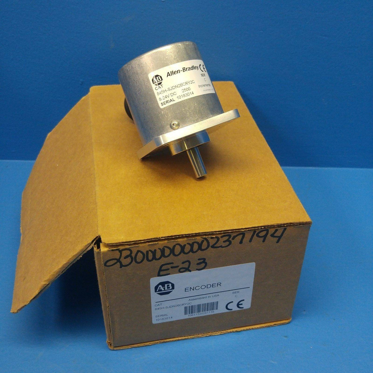 New Allen Bradley 845H-SJDN26CRY2C Encoder Ser B 8-24VDC 2500 PPR Increment NIB (MM0239-2)
