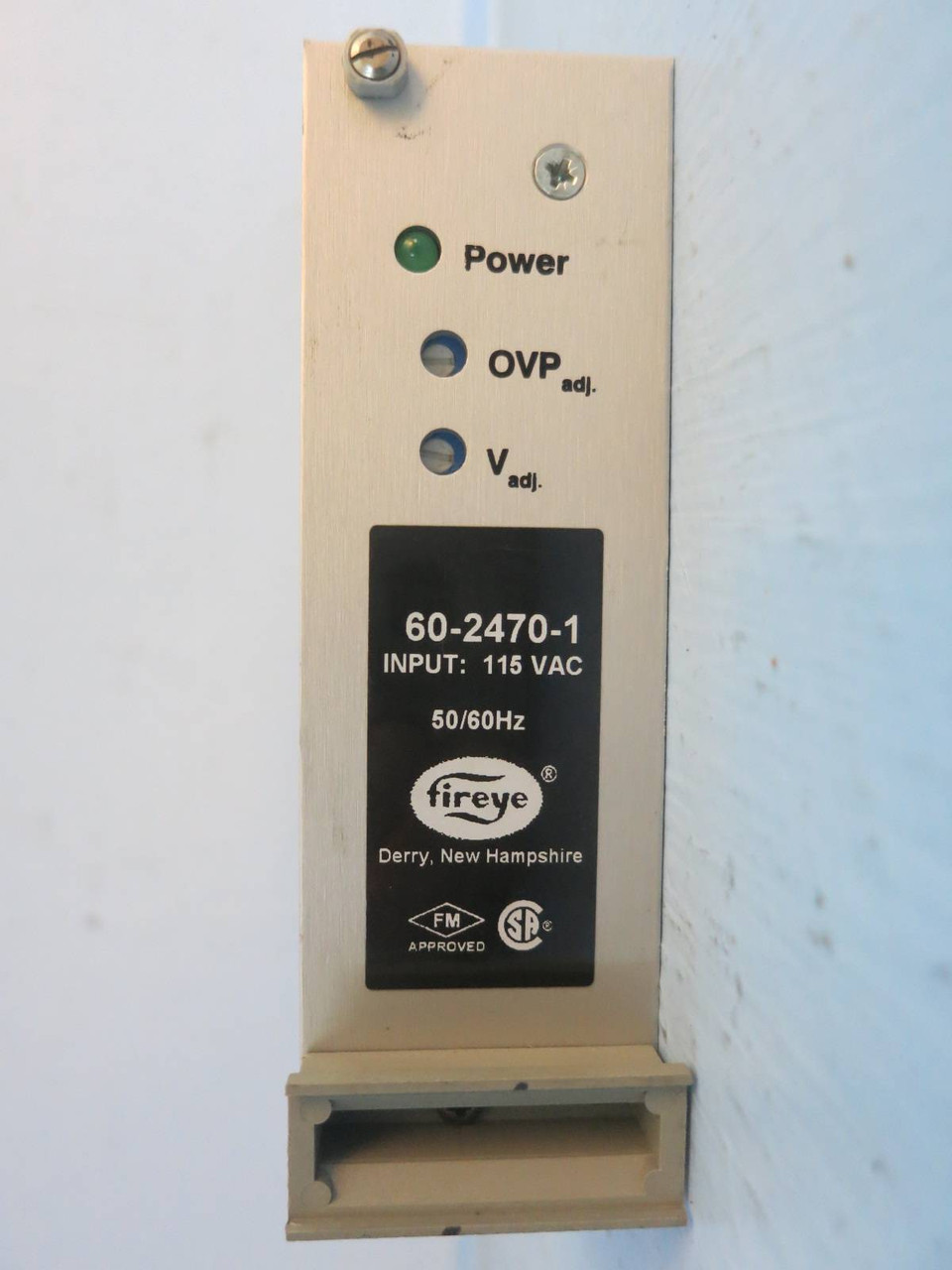 fireye 60-2470-1 / SEE60-08TE-24V DC Power Supply PLC Mascot type Monovolt PK 60 (PM2101-3)