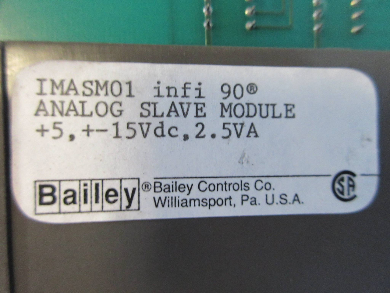 Bailey IMASM01 infi-90 Analog Slave Module Assy 6631957E1 ABB Symphony PLC Board (TK2278-2)