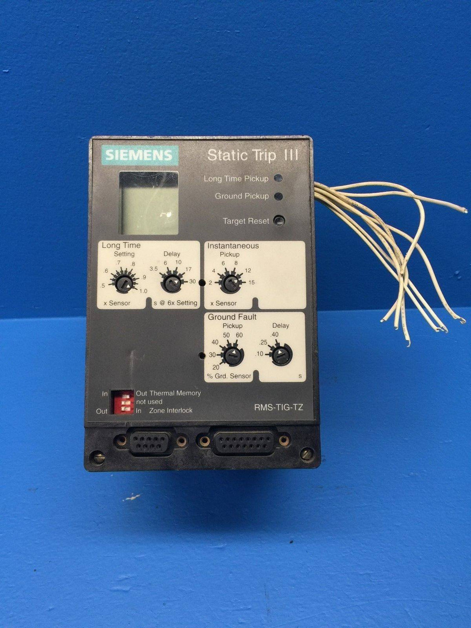 Image of Siemens RMS-TIG-TZ  Static Trip III RMSTIGTZ Trip Unit 18-483-905-507