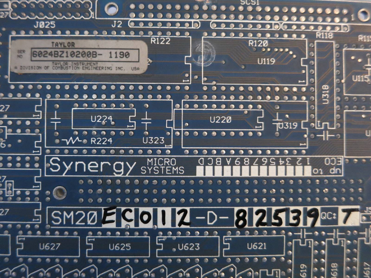 Taylor / Synergy 6024BZ10200B Circuit Board PLC Module SM20EC012-D-82539T ABB (PM2143-1)