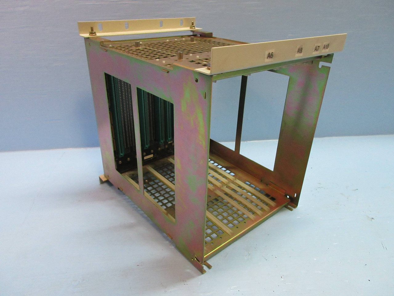 Exide Electronics 157305061 7-Slot PLC Chassis Rack 118-302-583 A Mother Board (TK2416-1)