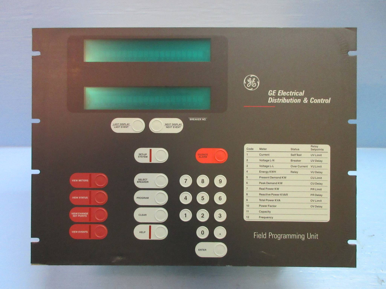 General Electric TFPU2DG2 GE Field Programming Unit Epic MicroVersa Trip (TK2415-1)