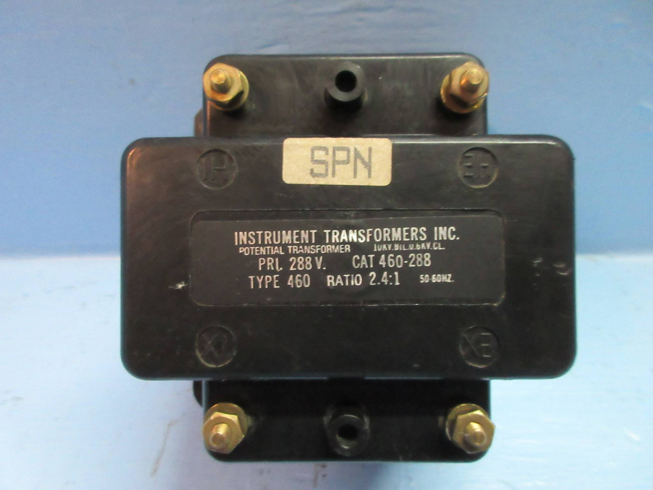 Instrument Transformers Cat 460-288 Type 460 Ratio 2.4:1 Potential Transformer (TK2426-3)